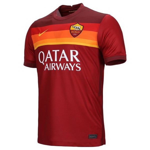 Camiseta As Roma 1ª Kit 2020 2021 Rojo